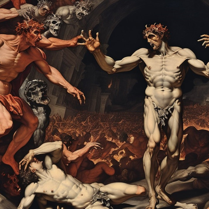 Ein Ausschnitt aus Dantes Inferno